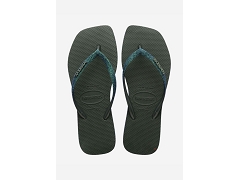 HAVAIANAS HAVAIANAS SLIM SQUARE SPARKLE GREEN OLIVE<br>