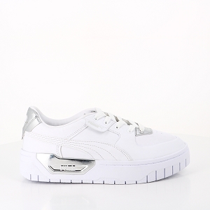 LES TROPEZIENNES DONA CHEMISE MC ORANGE PUMA BASKETS CALI DREAM METAL FEMME:BLANC