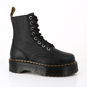 FITFLOP LULU MULES AJUSTABLES CUIR METALLISE ROSE GOLD DR MARTENS BLACK PLATEFORMES JADON III CUIR:NOIR