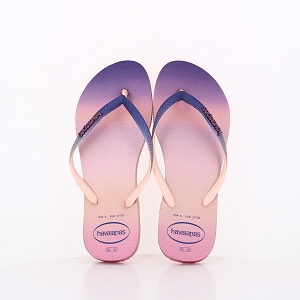 VICTORIA 1260138 NUDE HAVAIANAS SLIM GRADIENT SUNSET BALLET ROSE:ROSE