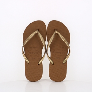 Havaianas chaussures havaianas slim bronze marron