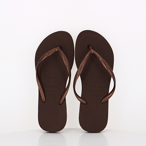TIMBERLAND ENFANT BROOKLYN  HAVAIANAS SLIM DARK BROWN METAL ACOUSED:MARRON