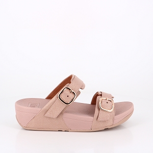 DR MARTENS 1461 CUIR SMOOTH WHITE FITFLOP LULU ADJUSTABLE SLIDE SPARKLE BEIGE:ROSE