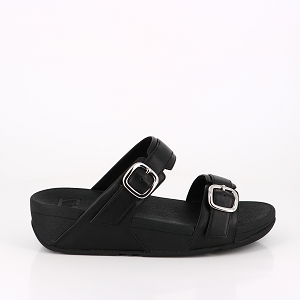 HAVAIANAS RUBBER CASE BLACK FITFLOP SANDALES LULU CUIR NOIR:NOIR