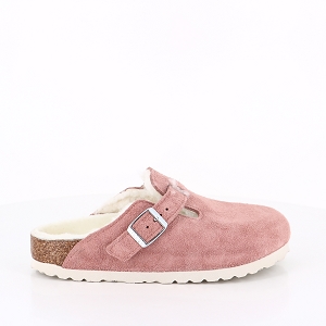 TIMBERLAND BOTTINE CHELSEA CITY GROOVE MARRON BIRKENSTOCK BOSTON SHEARLING PINK CLAY:ROSE