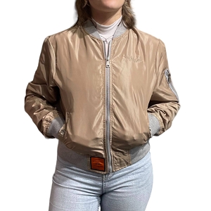 FITFLOP OPUL TONGS STRASS LATTE TAN BOMBERS MA1 WOMEN BEIGE