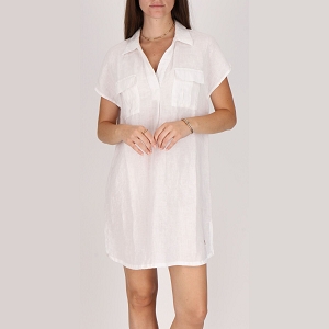 LES TROPEZIENNES HANDIAMO NOIR MULTI LES TROPEZIENNES SAMAR ROBE BLANC:BLANC
