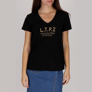BIRKENSTOCK ARIZONA EVA GLAMOUR GOLD LES TROPEZIENNES CRYOSOL TEE SHIRT COL V ASTRAKAN