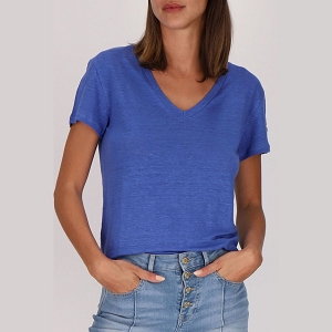 VICTORIA 1126171 FUCSIA LES TROPEZIENNES POMEGUES TS LIN BLEU INDIGO