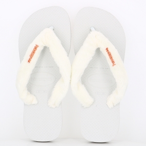 THE HOFF MARINA BAY HAVAIANAS TOP HOME FLUFFY WHITE