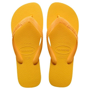 LES TROPEZIENNES DAMIA NOIR HAVAIANAS TOP POP YELLOW