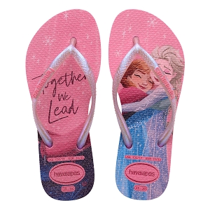 LES TROPEZIENNES BILLY OR IRISE HAVAIANAS ENFANT SLIM PRINCESSE PINK LEMONADE