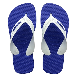 LES TROPEZIENNES CAICOS COMBINAISON OCRE HAVAIANAS ENFANT MAX MARINE BLUE WHITE