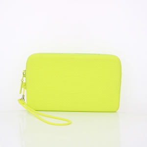 LES TROPEZIENNES BONGO CREME MULTI HAVAIANAS MINI BAG LOGO LIME