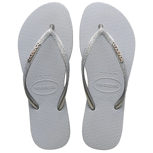 LES TROPEZIENNES HASTARI NOIR SERPENT HAVAIANAS SLIM SPARKLE II ICE GREY