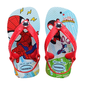 THE HOFF GRAND CENTRAL MAN HAVAIANAS ENFANT MARVEL BLUE RED