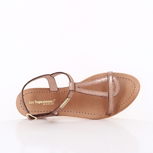 BIRKENSTOCK ARIZONA CUIR WHITE LES TROPEZIENNES HAMAT BRONZE:BRONZE