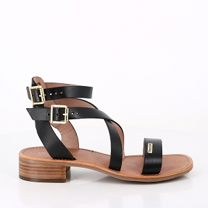 BIRKENSTOCK GIZEH BF PATENT SAND LES TROPEZIENNES HOCEAN NOIR:NOIR