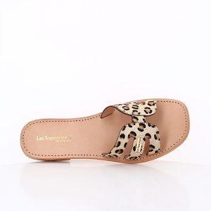 BIRKENSTOCK FRANCA BRAIDED COGNAC LES TROPEZIENNES HADAMIA LEOPARD:IMPRIMES ANIMAL