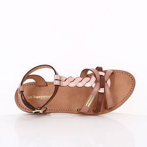 HAVAIANAS TOP LOGOMANIA FASHION RED LES TROPEZIENNES HAMSUNI NUDE MULTI:MARRON