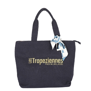 LES TROPEZIENNES HAMAT NOIR LEOPARD LES TROPEZIENNES CABAS NAMIB MARINE