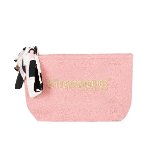 LES TROPEZIENNES DAMIA CREME LES TROPEZIENNES POCHETTE NAMIB CORAIL