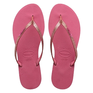 BIRKENSTOCK ARIZONA  BF WHITE HOMME HAVAIANAS YOU GLITTER VELVET ROSE