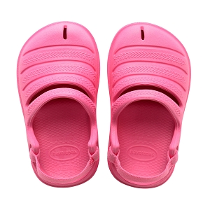MEDUSE ENFANT VIBINO NOIR BLANC HAVAIANAS ENFANT CLOG CYBER PINK