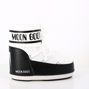 LES TROPEZIENNES POCHETTE PICOS ORANGE MOON BOOT BOTTES ICON LOW WHITE NYLON:BLANC