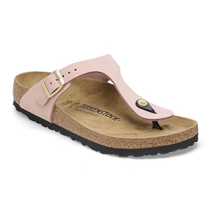 BIRKENSTOCK GIZEH BF PATENT SAND BIRKENSTOCK GIZEH CUIR SOFT PINK:ROSE