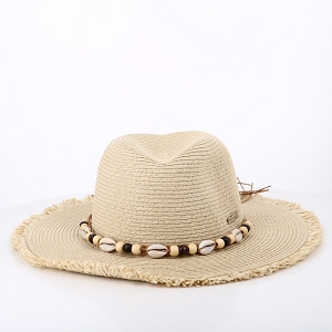 BIRKENSTOCK FRANCA BRAIDED COGNAC LES TROPEZIENNES CHAPEAU COQUILLAGES