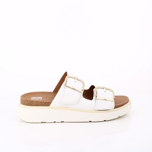 FITFLOP FITFLOP GEN FF BUCKLE TWO BAR LEATHER URBAN WHITE<br>BLANC