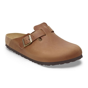 BIRKENSTOCK BIRKENSTOCK BOSTON CUIR COGNAC<br>