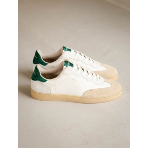 HAVAIANAS YOU TRANCOSO PREMIUM BRONZE BOBBIES BAHIA BLANC CASSE & VERT IMPERIAL CUIR:BLANC