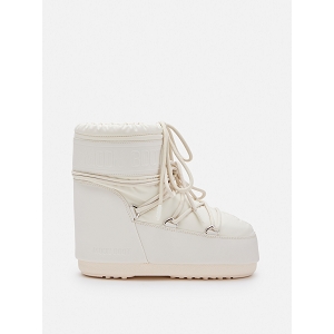 BIRKENSTOCK SYDNEY CUHSION BUCKLE SHINY SNAKE SAGE MOON BOOT CREAM ICON LOW RUBBER:BEIGE