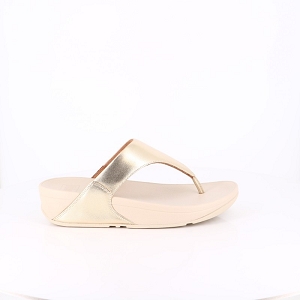 LES TROPEZIENNES CABAS NAMIB MARINE FITFLOP LULU LEATHER TOEPOST PLATINO:OR