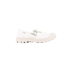 PALLADIUM PALLADIUM PAMPA MARY JANE WASHED SOFT WHITE<br>