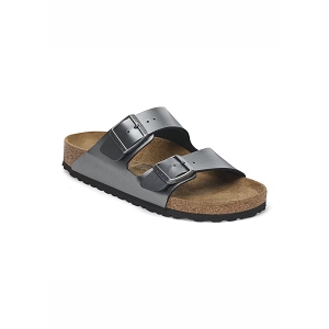BIRKENSTOCK BIRKENSTOCK ARIZONA BF METALLIC BLACK<br>