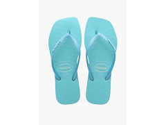 HAVAIANAS HAVAIANAS SLIM SQUARE GLITTER NEON BEIGE BLUE<br>.