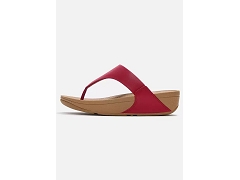 FITFLOP FITFLOP LULU LEATHER TOEPOST BURNT BERRY<br>.
