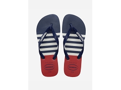 HAVAIANAS HAVAIANAS TOP NAUTICAL WHITE NAVY RED<br>