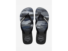 HAVAIANAS HAVAIANAS TOP CAMU BLACK BLACK WHITE<br>