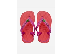 HAVAIANAS HAVAIANAS BABY BRASIL LOGO CORAL PINK<br>.