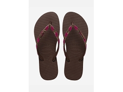 HAVAIANAS HAVAIANAS SLIM GLOW DARK BROWN<br>.