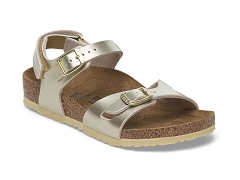 BIRKENSTOCK BIRKENSTOCK KIDS RIO ELECTRIC METALLIC GOLD<br>.
