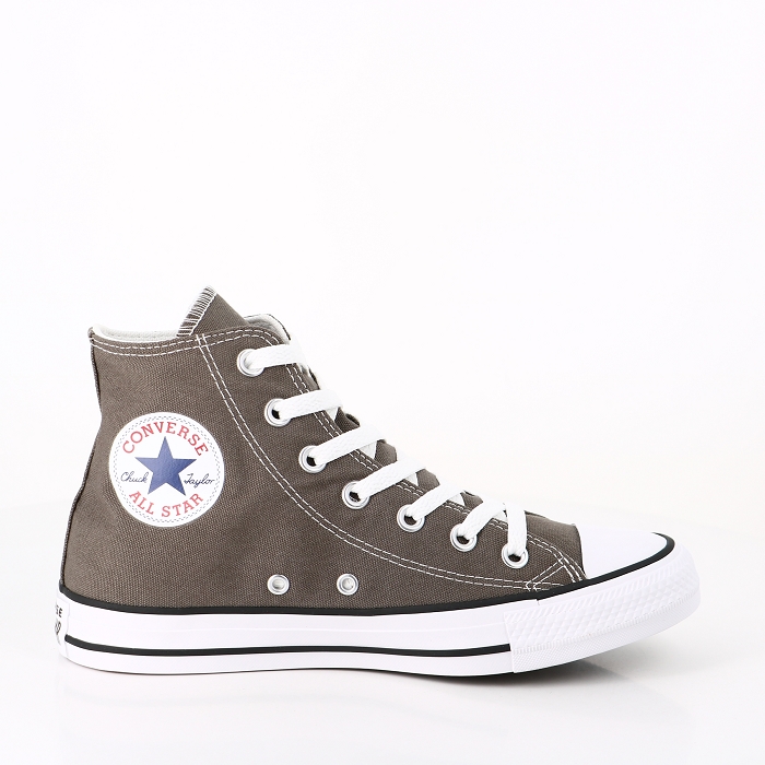 Converse chaussures converse chuck taylor all star hi anthracite gris