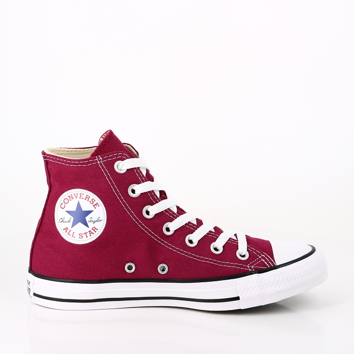 Converse chaussures converse chuck taylor all star hi bordeaux bordeaux