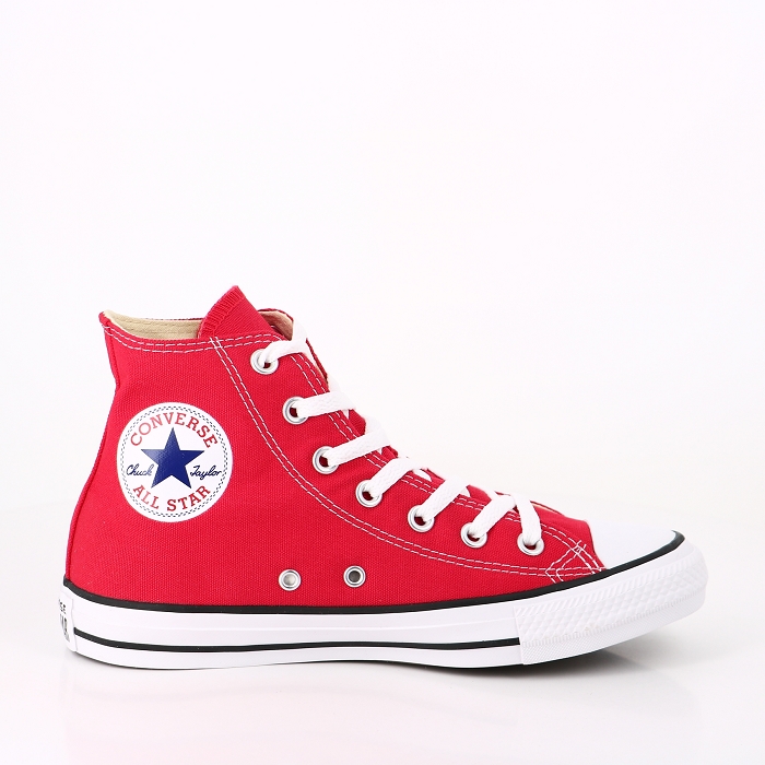 Converse chaussures converse chuck taylor all star hi rouge rouge