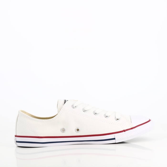 Converse chaussures converse chuck taylor all star ox dainty blanc rouge blanc
