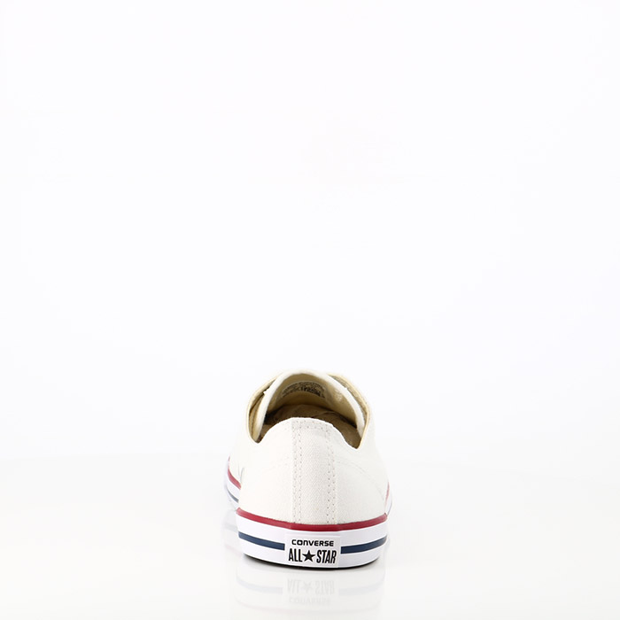 Converse chaussures converse chuck taylor all star ox dainty blanc rouge blanc1001801_2